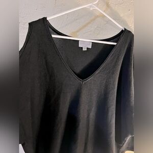 Women’s plus black sweater 2X- Joseph A- great piece -amazing condition